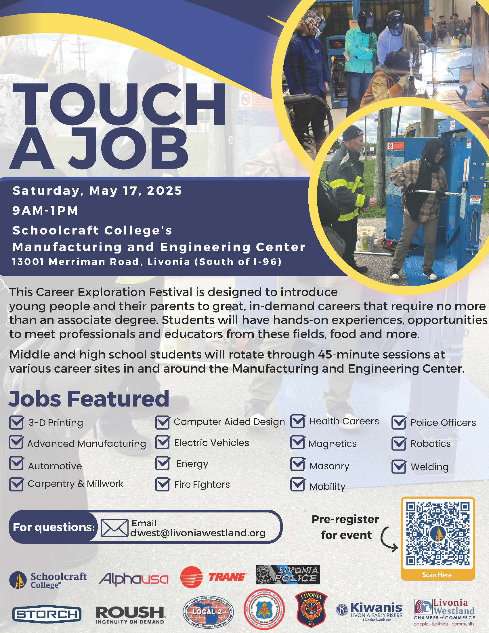 Touch a Job Flyer