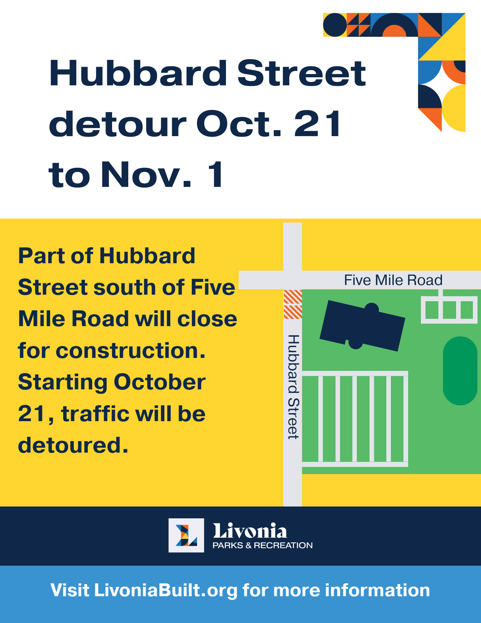 2024-10-21 to 11-1 Hubbard Closure Flyer