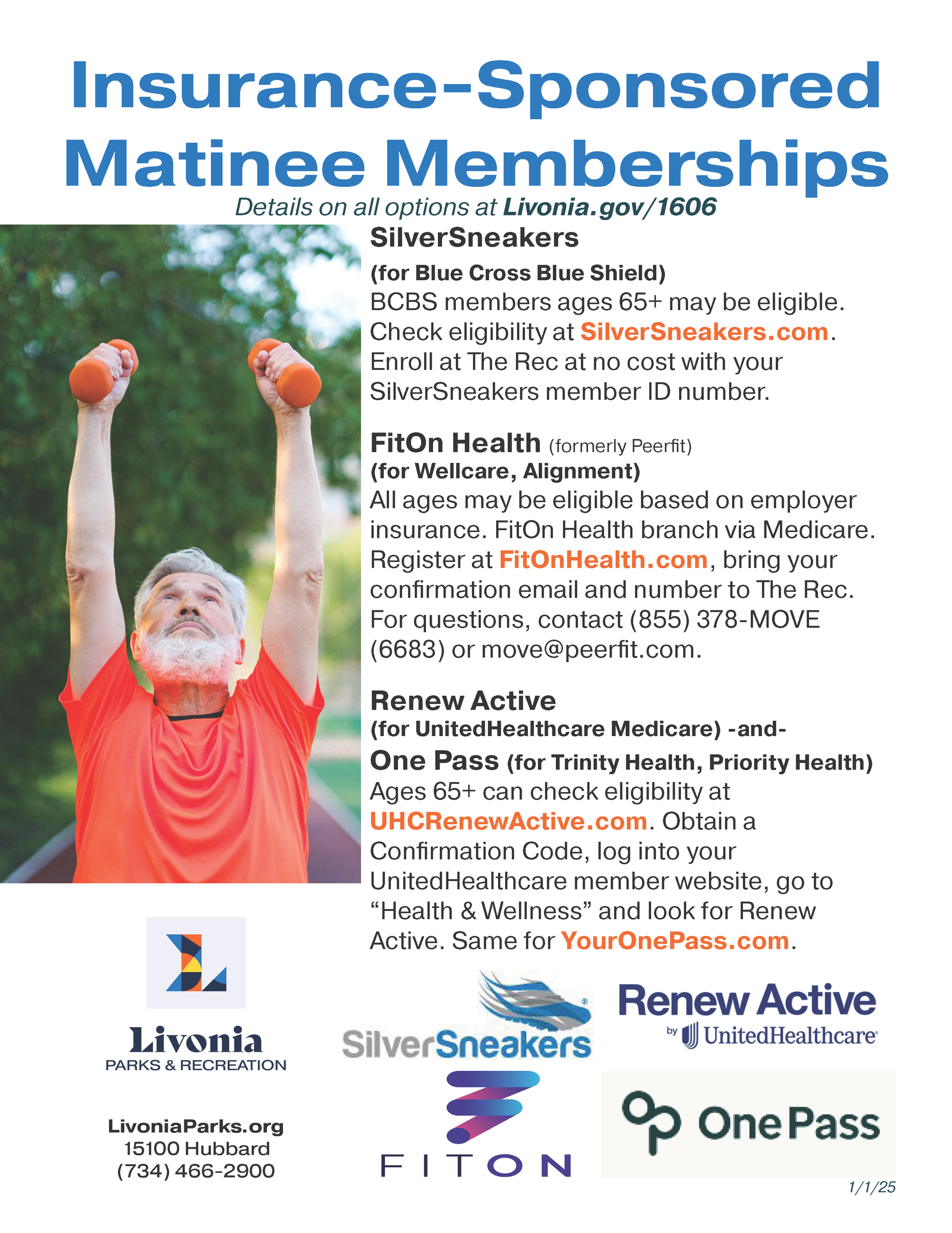 Insurance Sponsored Memberships 2025