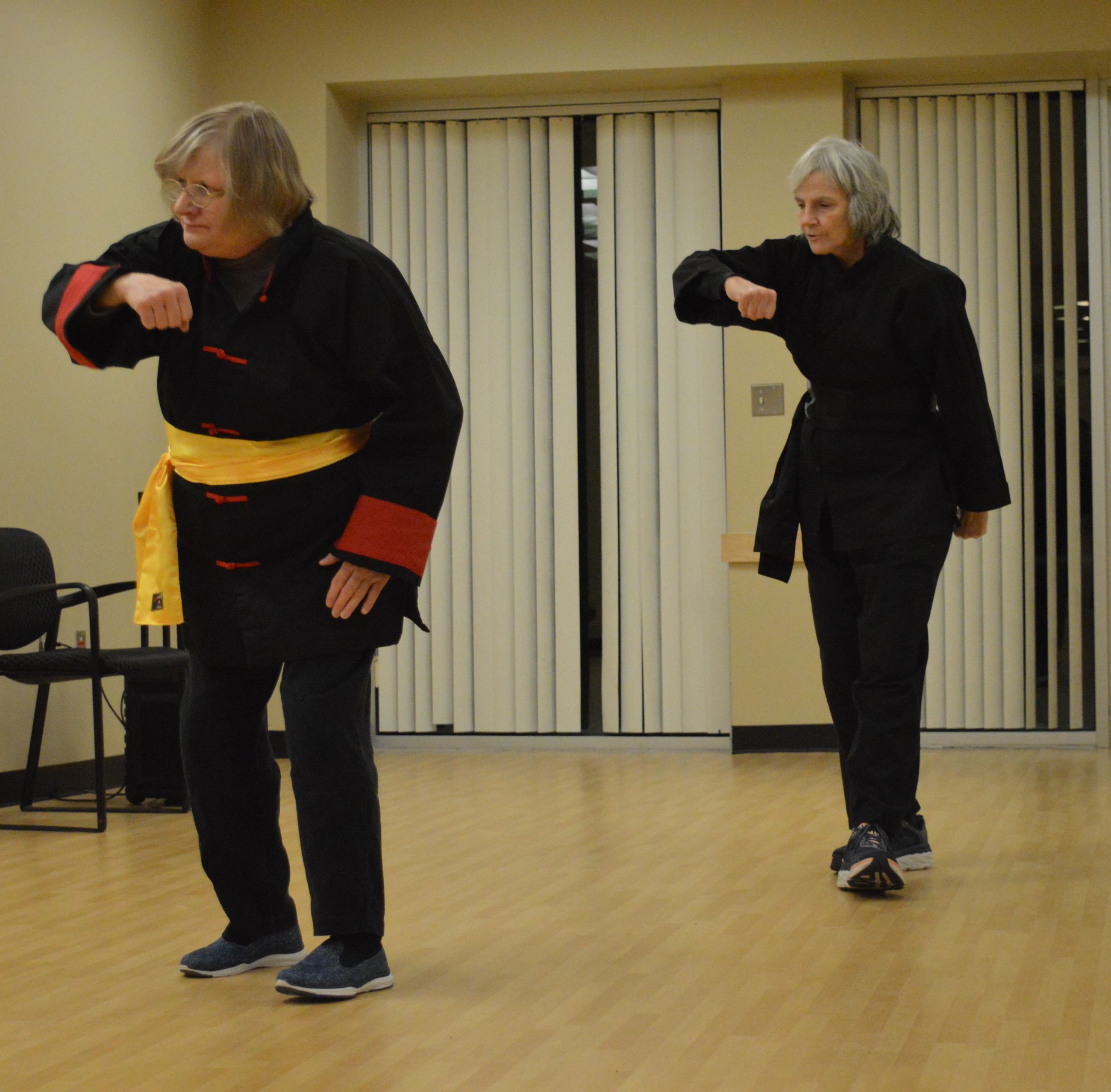 Women practicing Tai Chi